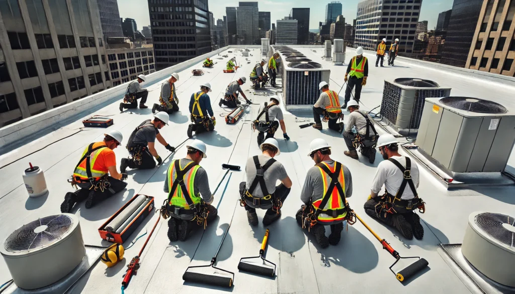 commercial roof maintenance service