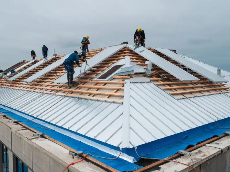Commercial roof replacement